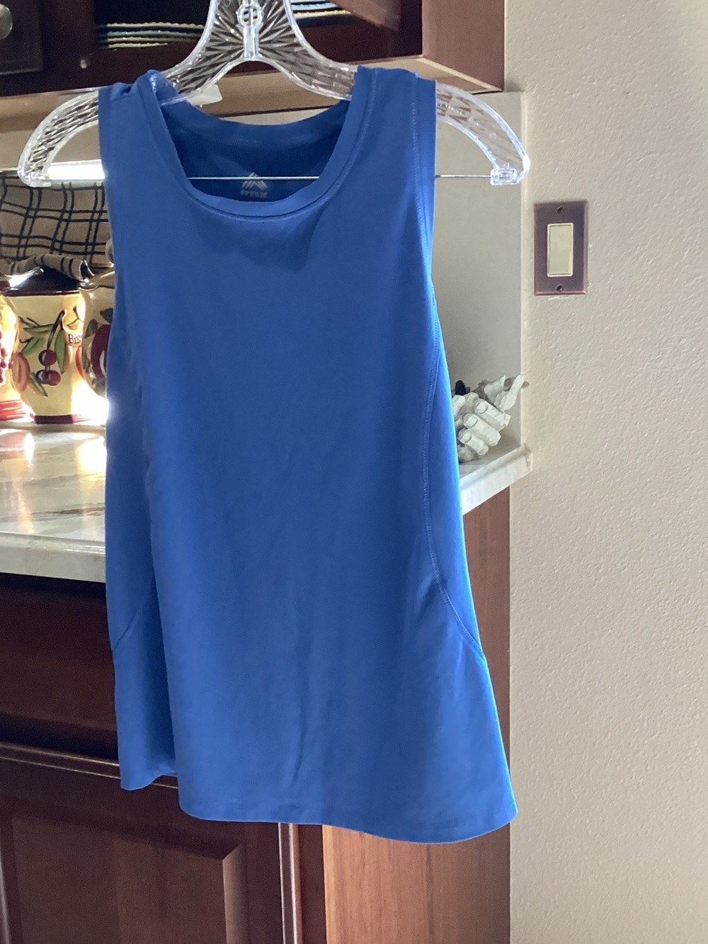 Reebok Blue Sleeveless Workout Tank